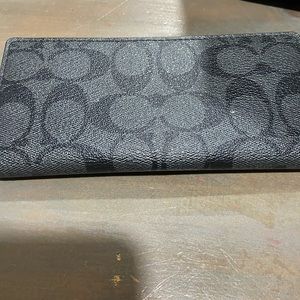 Coach check book wallet